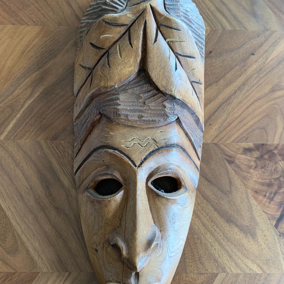 Jamaican wooden mask from the eighties - Picture 7 of 8